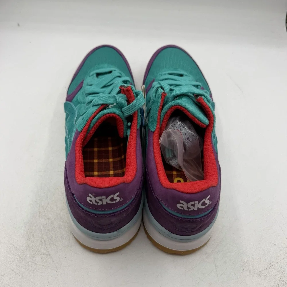 Asics x Hanon Gel Epirus Shoes Mens 10 Tropical Green/Purple Sneakers H40VK-8383